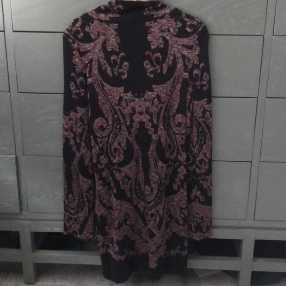 Free People patterned dress with bell sleeves - Picture 2 of 2